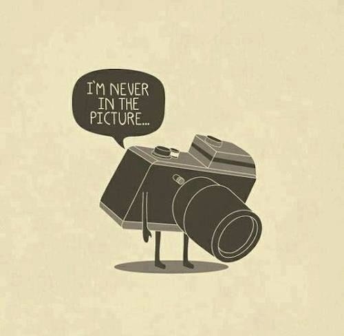 I'm never in the picture — der Fotograf hinter der Kamera