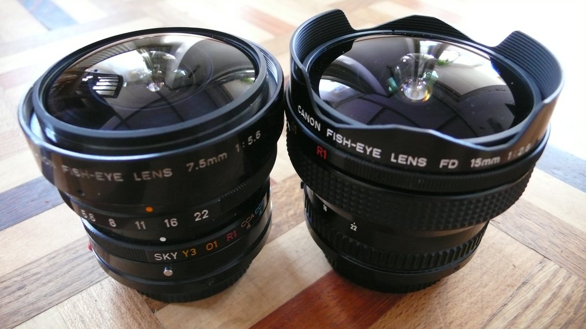 Die zwei Fisheyes