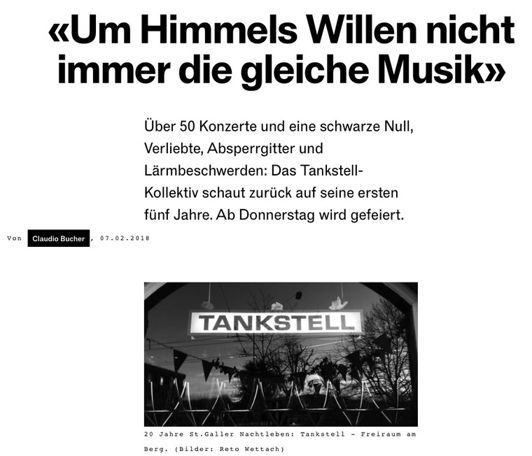 Saiten — «Um Himmels Willen nicht immer die gleiche Musik», 2018, Bilder: Reto Wettach